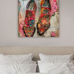 Myntra Elegant Homes Pink 1 Piece Canvas Abstract Wall Paintings-image-79
