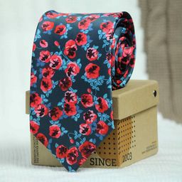 Tossido Men Blue & Pink Printed Skinny Tie-picture-45