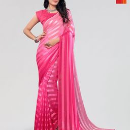 Moda Rapido Set of Satin Finish Striped Sarees-image-39