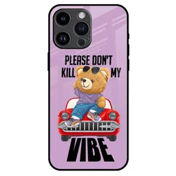 QRIOH Don't Kill My Vibe Printed iPhone 14 Pro Max Back Case-image-92