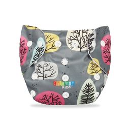 Chinmay Kids One Size Adjustable Baby Cloth Button Diaper - Washable/Reusable Nappies for Infants & Toddlers With Insert (8 X 8 inch)-image-23