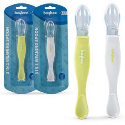 Baybee Ultra Soft Baby Weaning Spoon Set for Baby Feeding, Non Toxic BPA Free Baby Training Feeding Spoon, Easy Grip Handle | Baby Feeding Spoons | Feeding Spoon Set for Kids Toddlers (Pack of 2)-18