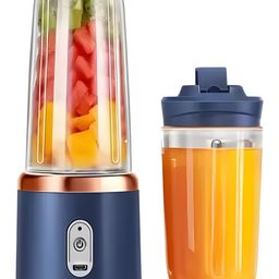 Cozy Vibes Portable Blender for Smoothie and Juices Powerful 200 Watts Juicer Blender That Can Crush Ice Too Juicer Machine with Rechargeable Battery-Smoothie Blender- PACK OF 1 - COLOR MAY VARY-picture-4