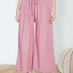 all about you Women Comfort Loose Fit Wide Leg Trouser-image-92