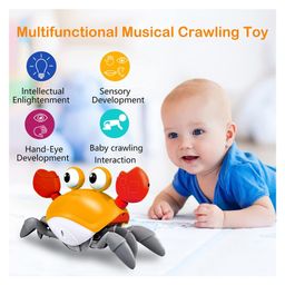 ADKD Crawling Crab Moving Toy with Music for Kids- (Color May Vary) image 4