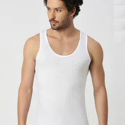 CAVENDERS Pack of 3 Cotton Innerwear Vests-image-76