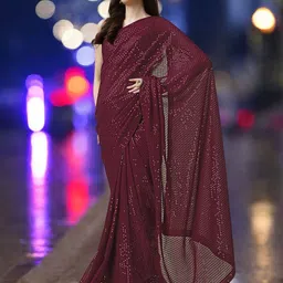 DIVASTRI Sequinned Embellished Saree-picture-26