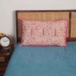 Fabindia Home Noor Multicolor Cotton 80 TC Printed Pillow Cover - Set of 2-image-57
