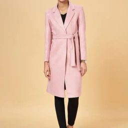 Annabelle by Pantaloons Pink Notched Lapel Jacket-image-21