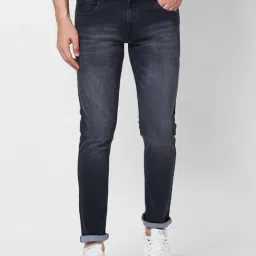 Giordano Dark Grey Slim Fit Jeans-image-63