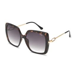 IDEE Brown Square UV Protection Sunglasses for Women-image-99