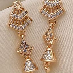 RACHA FASHION Gold-Plated Alloy Earrings-picture-10