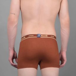 Dollar Lehar Assorted Cotton Regular Fit Trunks - Pack Of 2 image 2