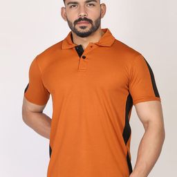 CHKOKKO Men Polo Short Sleeves Gym Tshirt-image-10