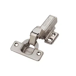 Olive 110° Angle 15 Insert Zinc Finish Silver Regular Soft Close Hinges, 581 003 015 0 (Set of 2 Pcs)-25