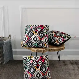 BIANCA Soft-Touch Digitally Printed Cushion Cover [Hidden Zipper On Side] -3pc 16 X16 set-42