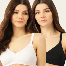 Lady Lyka Multicolor Non Wired Non Padded T-Shirt Bra (Pack Of 2)-picture-27