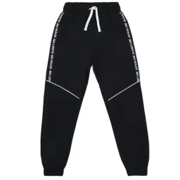 Li'l Tomatoes Boys Black Solid Joggers-image-89