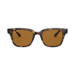 Ray-Ban 0RB4323 Brown Polarized Highstreet Square Sunglasses - 51 mm-image-74