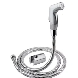 CLINTON Aris Health Faucet with Hose Pipe 1.5 m Stainless Steel, Rubber Chrome Finish-image-12