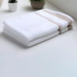 Spaces Hygro White 600 GSM Cotton Hand Towel - Set of 2-image-50