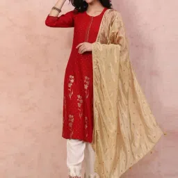 Rangriti Golden Polka Dots Dupatta-picture-47