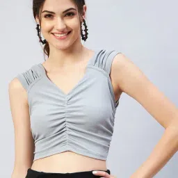 Marie Claire Grey Crop Top-image-83