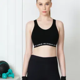 Van Heusen Black Cotton Sports Bra-picture-12