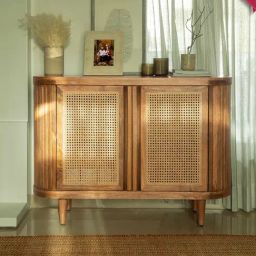 ellementry West Village Brown Mango Wood Two Door Cabinet-image-62
