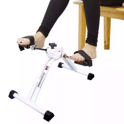 Flamingo Mini Pedal Exercise Cycle Fitness Bike Hands & Foot Workout Black-picture-4