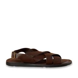 Code by Lifestyle Men's Brown Back Strap Sandals-image-97