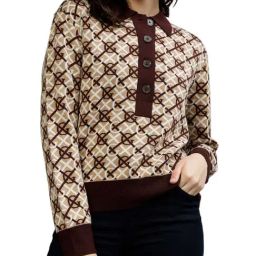 Gant Brown Printed Sweater-image-19