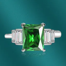 Designs & You Silver-plated Cubic Zirconia-studded Adjustable Finger Ring-11