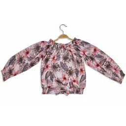 Peppermint Floral Print Blouson Top-image-39