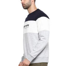 Red Tape Multi-Color Regular Fit Colorblock Sweatshirt image 4