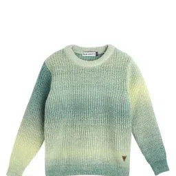 Blue Giraffe Kids Multicolor Textured Full Sleeves Sweater-image-25