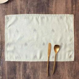 House This Chhatra Green Polyester Placemats - Set of 2-36
