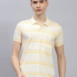 Monte Carlo Lemon Regular Fit Striped Polo T-Shirt-picture-20
