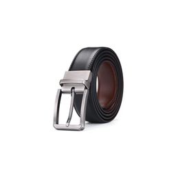 HENEDA Men Textured Reversible Formal Belt-image-85