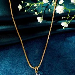 P.N.Gagdil Jewellers Bird Charm Classic Gold and DIA Pendant for Woman-image-33