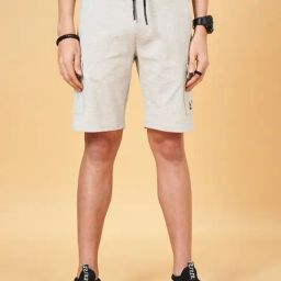 Street 808 by Pantaloons Grey Regular Fit Cargo Shorts-picture-26