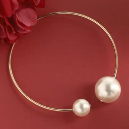 SOHI White Elegant PearlChoker Necklace-image-7