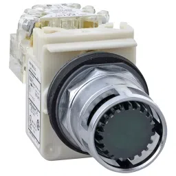 SCHNEIDER ELECTRIC Industrial Pushbutton Switches PB SW, ILLUM, SPDT, GREEN, 10A, 600VAC, 9001K3L38LGGH13-47