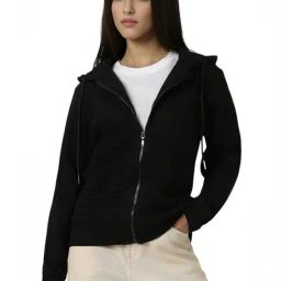 Van Heusen Black Solid Sweatshirt-image-72