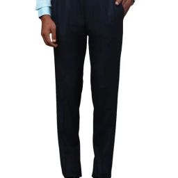 Raymond Blue Slim Fit Trousers-image-43