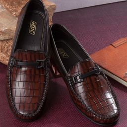 ID Men Textured Comfort Insole Loafers-picture-24