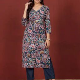 Varanga Multi Cotton Printed Kurta-32
