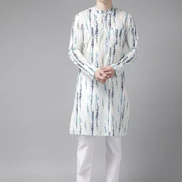 See Designs Men Dyed Pure Cotton Kurta With Pyjamas-image-92