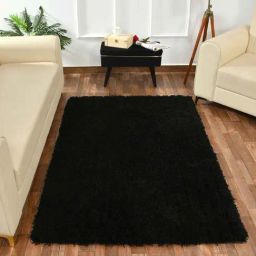 Presto Black Polyester Soft Feel Anti-Skid Carpet-91
