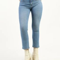 Levi's 724 Light Blue Cotton Slim Fit Jeans-image-34